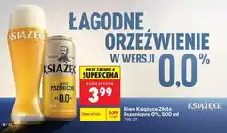 Biedronka Piwo Książęce Złote Pszeniczne 0%, 500 ml oferta
