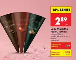 Biedronka Lody Marletto rożek 120 ml oferta