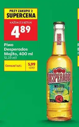 Biedronka Piwo Desperados Mojito, 400 ml oferta