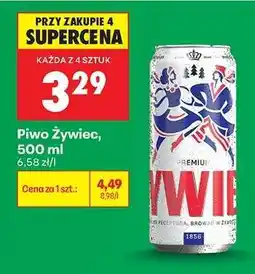 Biedronka piwo Żywiec 500 ml oferta
