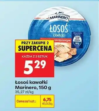 Biedronka Łosoś kawałki Marinero, 150 g oferta