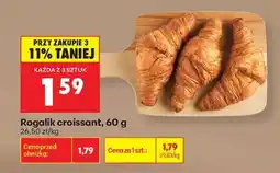 Biedronka Rogalik croissant 60 g oferta