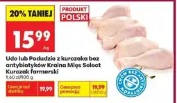 Biedronka Udo lub Podudzie z kurczaka bez antybiotyków Kraina Mies Select Kurczak farmerski oferta