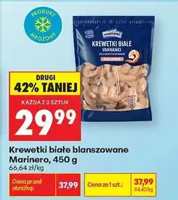 Biedronka Krewetki białe blanszowane Marinero 450 g oferta