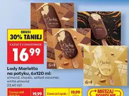 Biedronka Lody Marletto na patyku, 6x120 ml oferta
