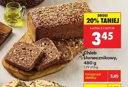 Biedronka Chleb słonecznikowy 480 g oferta