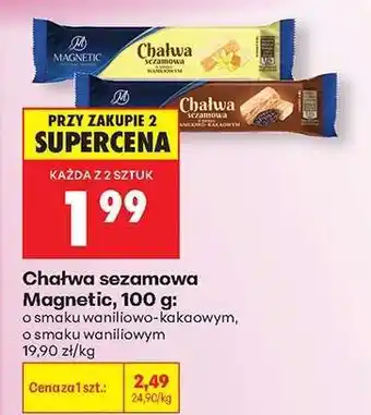 Biedronka Chałwa sezamowa Magnetic, 100 g oferta