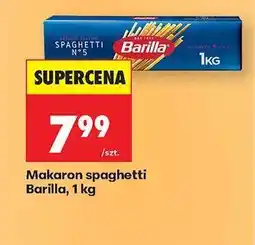 Biedronka Makaron spaghetti Barilla 1 kg oferta