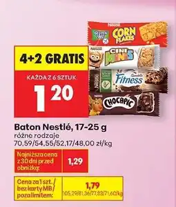 Biedronka Baton Nestlé, 17-25 g oferta