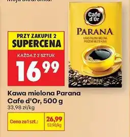 Biedronka Kawa mielona Parana Cafe d'Or, 500 g oferta