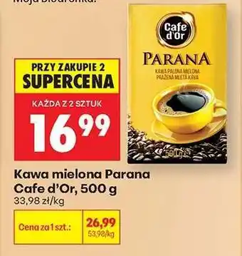 Biedronka Kawa mielona Parana Cafe d'Or, 500 g oferta