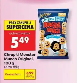 Biedronka Chrupki Monster Munch Original, 100 g oferta