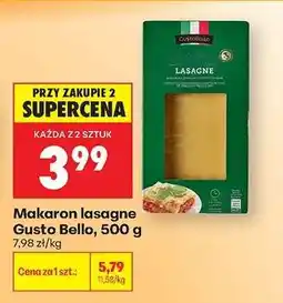 Biedronka Makaron lasagne Gusto Bello 500 g oferta