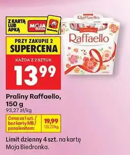 Biedronka Praliny Raffaello 150 g oferta