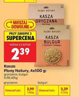 Biedronka Kasza Plony Natury, 4x100 g oferta