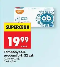 Biedronka Tampony o.b. ProComfort 32 szt oferta