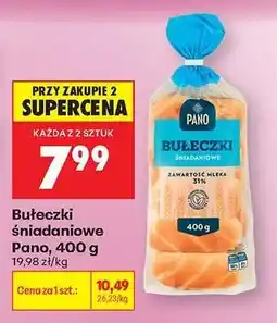 Biedronka bułeczki śniadaniowe Pano , 400 g oferta