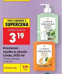 Biedronka Kremowe mydło w płynie Linda, 500 ml oferta
