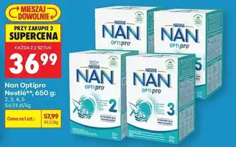 Biedronka Nan Optipro Nestlé 650 g : oferta