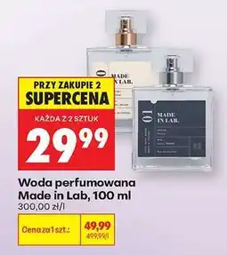 Biedronka Woda perfumowana Made in Lab, 100 ml oferta