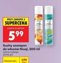 Biedronka Suchy szampon do włosów Niuqi 200 ml oferta