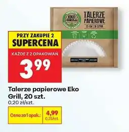 Biedronka Talerze papierowe Eko Grill, 20 szt oferta