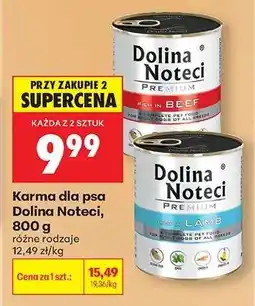 Biedronka Karma dla psa Dolina Noteci, 800 g oferta
