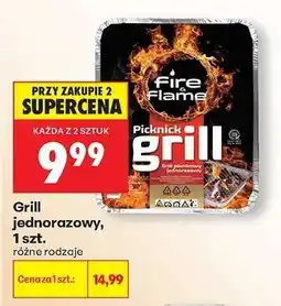 Biedronka Grill jednorazowy 1 szt oferta