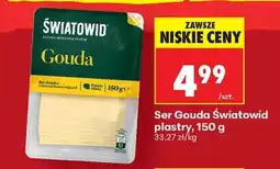 Biedronka Ser Gouda Światowid plastry, 150 g oferta