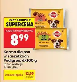 Biedronka Karma dla psa w saszetkach Pedigree, 6x100 g oferta