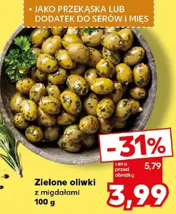 Kaufland Zielone oliwki z migdałami oferta