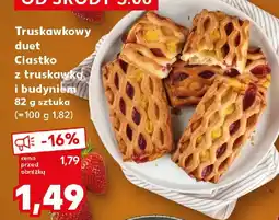 Kaufland Truskawkowy duet Ciastko z truskawką i budyniem oferta