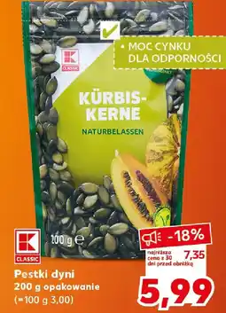 Kaufland K-Classic Pestki dyni oferta