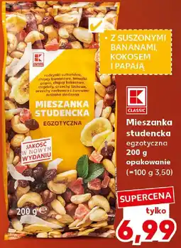 Kaufland K-Classic Mieszanka studencka egzotyczna oferta