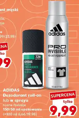 Kaufland Adidas Dezodorant roll-on lub w sprayu oferta