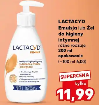 Kaufland Lactacyd Emulsja lub Żel do higieny intymnej oferta