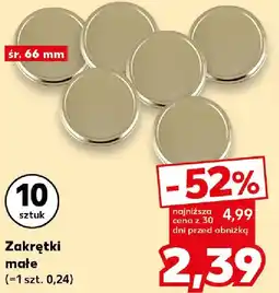 Kaufland Zakrętki małe oferta