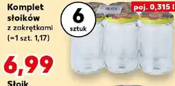 Kaufland Komplet słoików z zakrętkami oferta