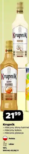 Netto Krupnik Likier (mleczny słony karmel, mleczny kokos, mleczna pistacja) oferta
