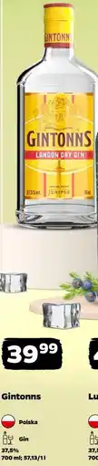 Netto Gintonns London Dry Gin oferta