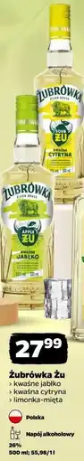Netto Żubrówka Żu (kwaśne jabłko, kwaśna cytryna, limonka-mięta) oferta