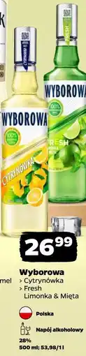 Netto Wyborowa Cytrynówka / Fresh Limonka & Mięta oferta