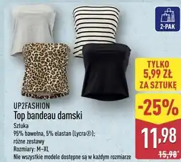 ALDI UP2FASHION Top bandeau damski oferta