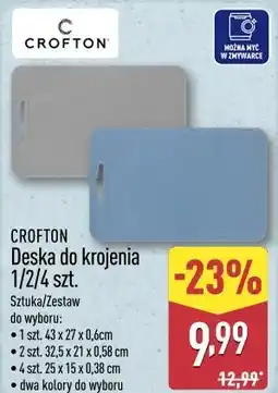 ALDI CROFTON Deska do krojenia 1/2/4 szt oferta
