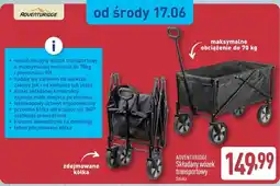ALDI ADVENTURIDGE Składany wózek transportowy oferta