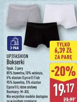 ALDI UP2FASHION Bokserki oferta