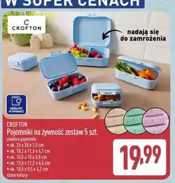 ALDI CROFTON Pojemniki na żywność zestaw 5 szt oferta