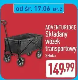 ALDI ADVENTURIDGE Składany wózek transportowy oferta