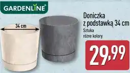 ALDI GARDENLINE Doniczka z podstawką 34 cm oferta