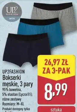 ALDI UP2FASHION Bokserki męskie, 3 pary oferta